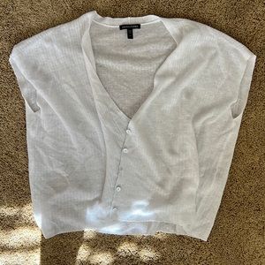 Eileen Fisher White Cardigan